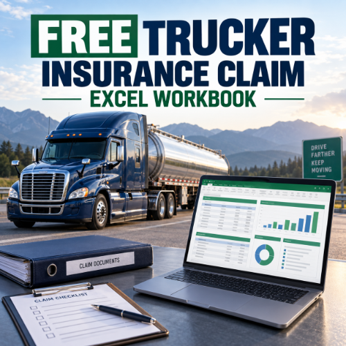 Free Trucker Insurance Claim Excel Workbook