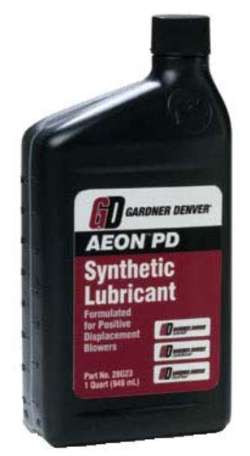 Gardner Denver AEON PD Synthetic Blower Lubricant - 1 Quart gardner denver 28g23 quart aeon pd synthetic lubricant and blower oil bigtruckpartsusa.com
