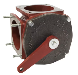 Moro 4-Way Valve 4-Inch and 6-Inch moro 4-way valve 4-inch 4" 6-inch 6" truck trailer mount vacuum pump