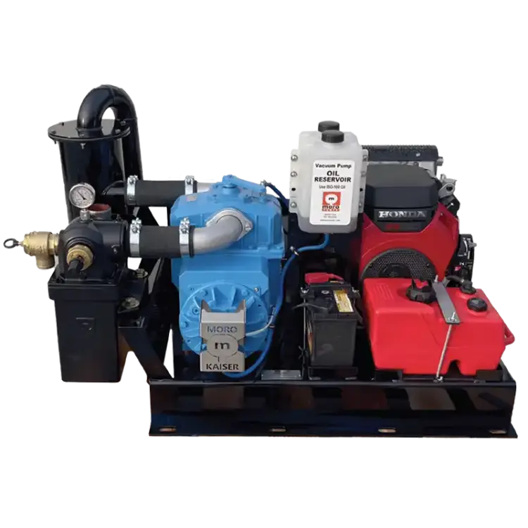 Moro Bolt and Go X3G Vac Pump Pkg w Honda GX90 Gas Engine